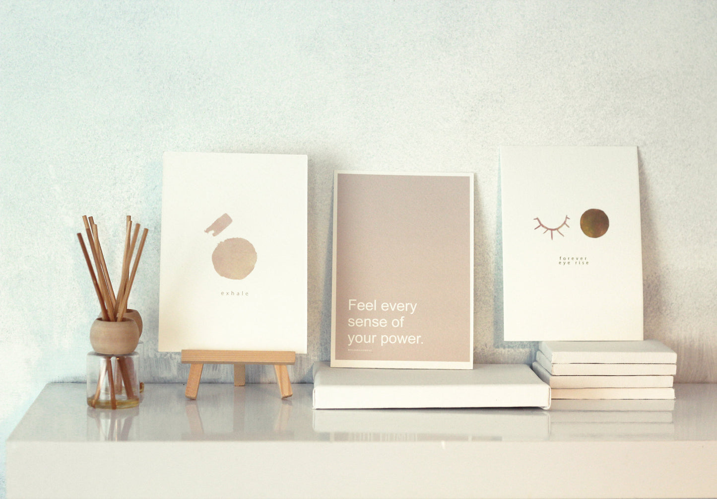 INNER PEACE Affirmation Card// A6 Yoga Quote