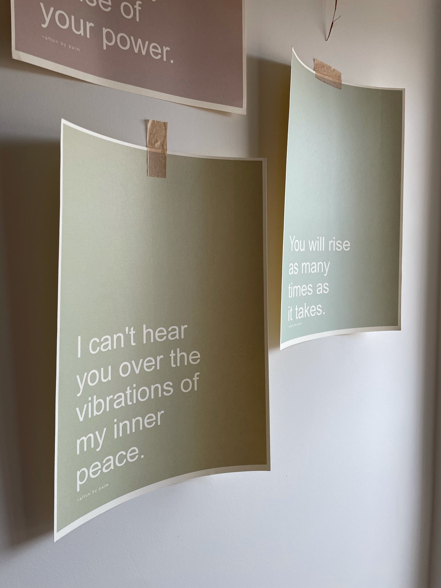 INNER PEACE A4 Unframed Quote Print