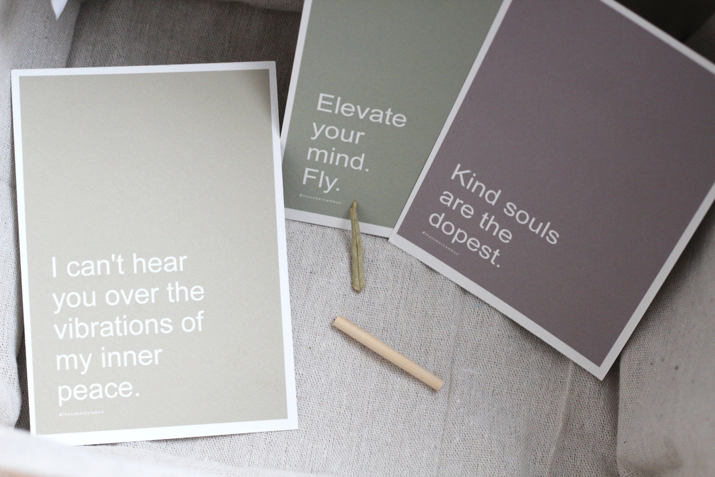ELEVATE Positive Affirmation Card// A6 Meditation Quote