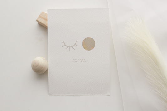 EYE RISE Affirmation Card// Wellbeing Quote